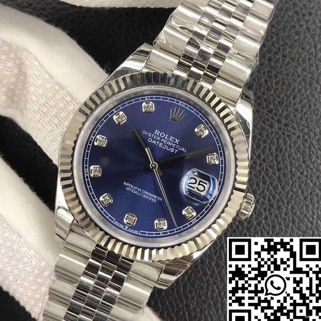 18ct Datejust M126234-0037 EW Factory Gold White Rolex 0314